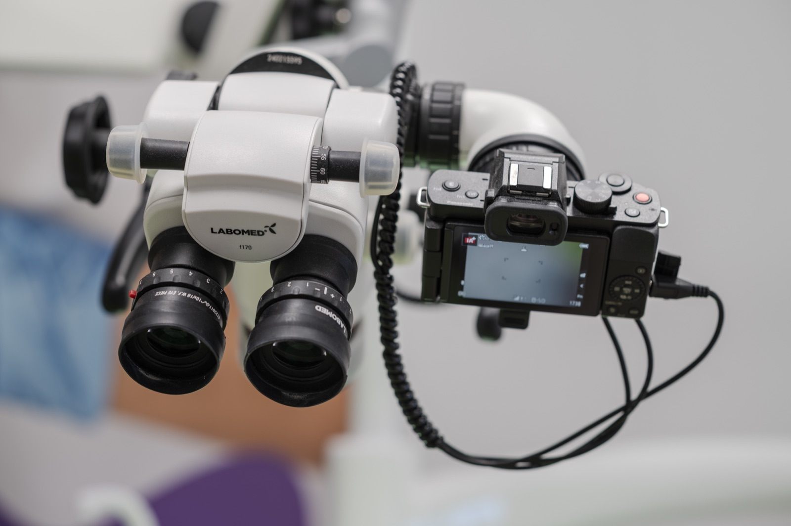 Etapele tratamentului de canal la microscop, EBIDENT